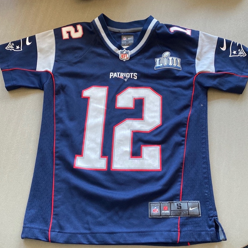 Official NFL On The Field Super Bowl 53 Kids Jersey.